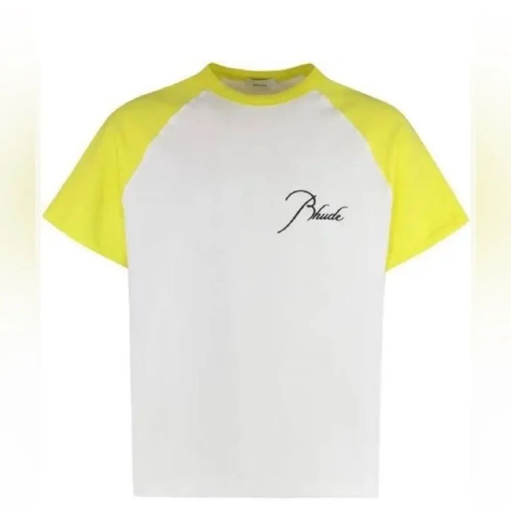 Rhude Pique Raglan Tee | Neon Green